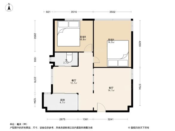 时代中心户型图