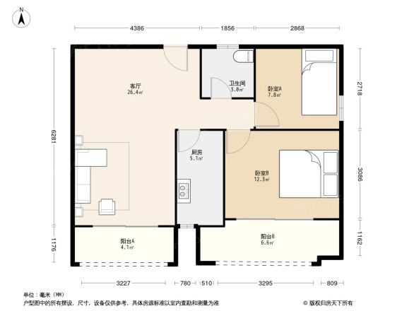 佛奥棕榈园户型图