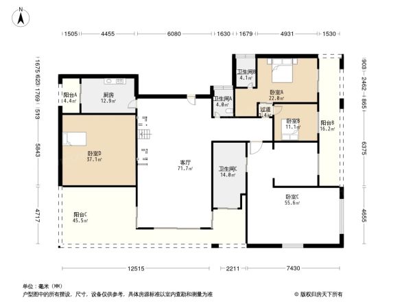 万科金御华府户型图