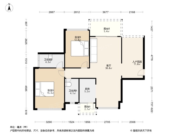 颐澳花园户型图