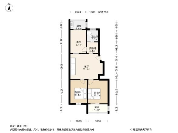涿州市农行生活小区户型图