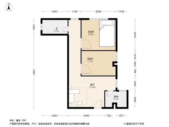 时代中心户型图