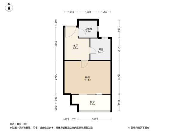 花港幸福城海棠园户型图