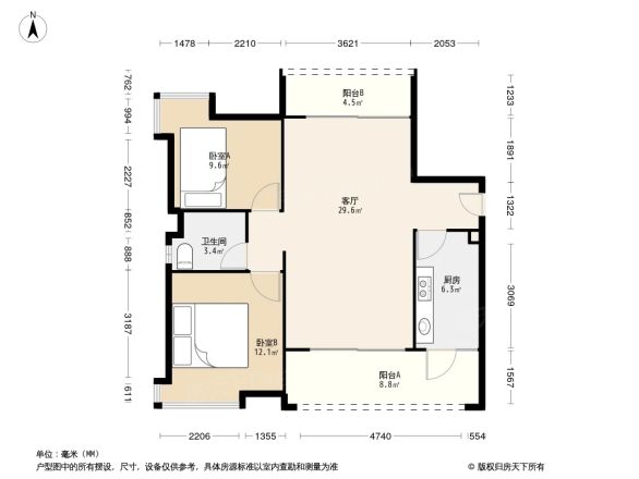 佛奥棕榈园户型图
