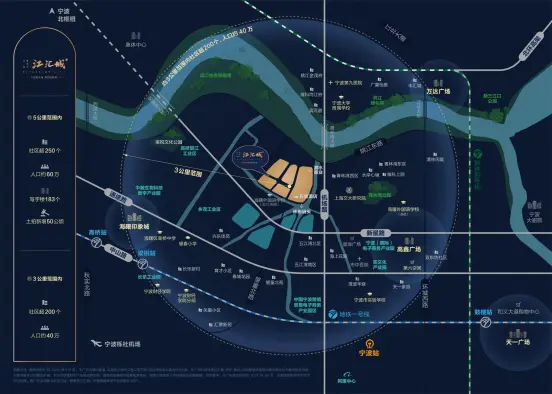 宝龙雅戈尔江汇城交通图