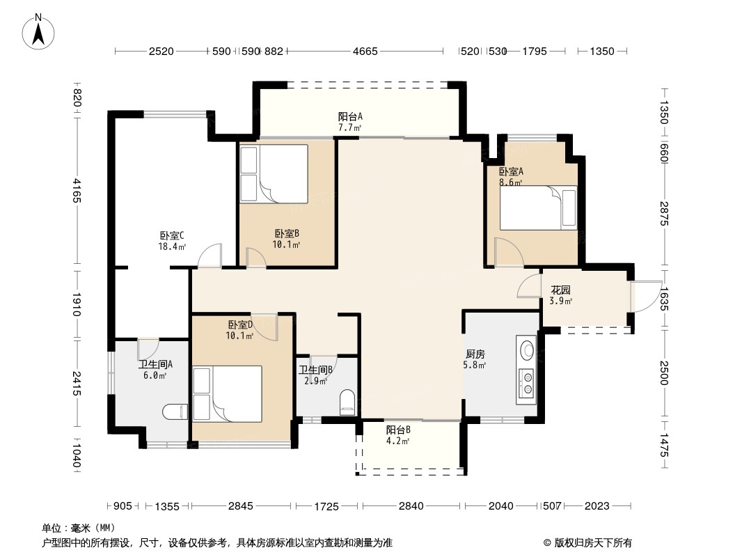 户型图1/2