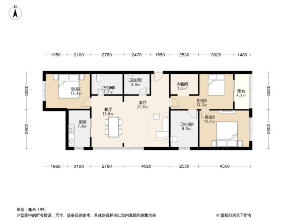 九龙仓玺园户型图