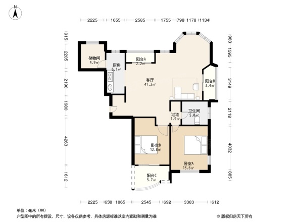 愉景华庭户型图