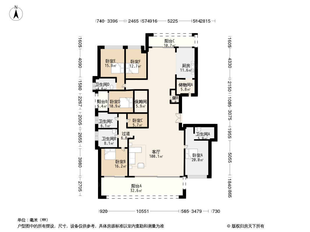 户型图1/2