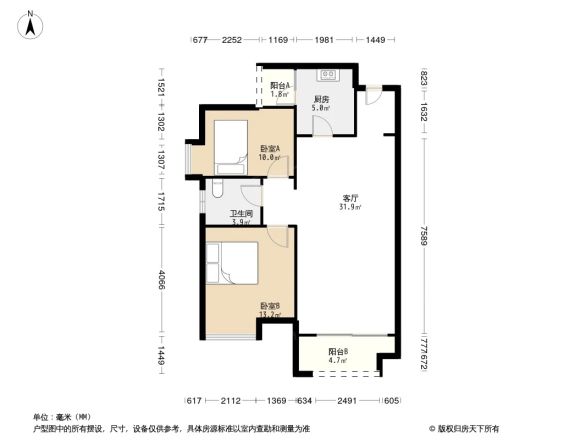 保利东景花园户型图