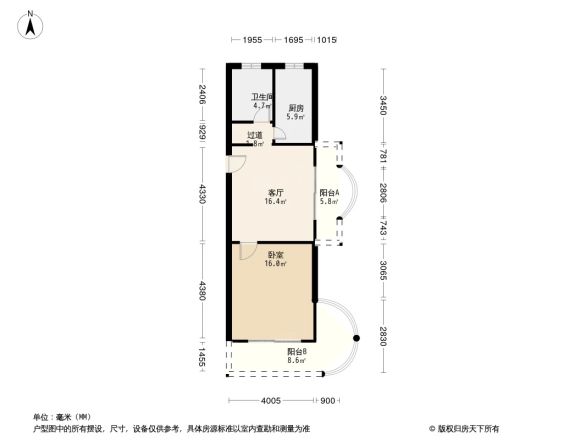 锦沧公寓户型图