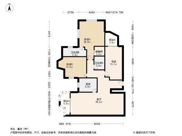 竞衡古北88大厦户型图