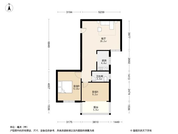 名都凯旋城户型图