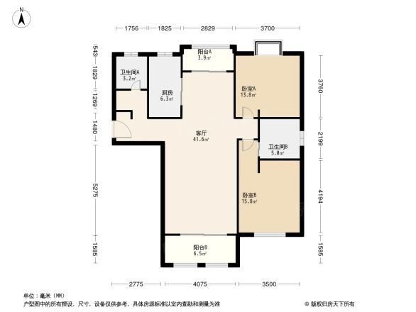 阳光名苑户型图