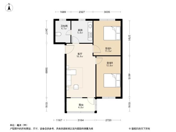 名都凯旋城户型图