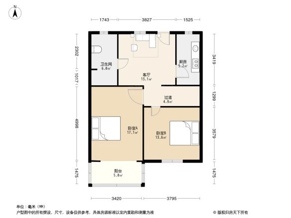 华富小区户型图