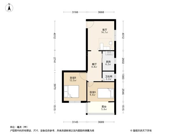 名都凯旋城户型图