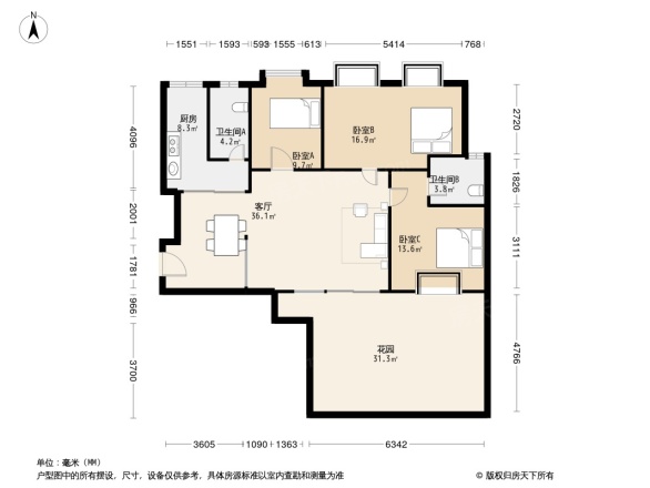 富豪银座户型图