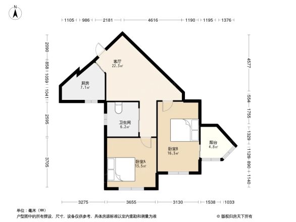 锦鸿公寓户型图