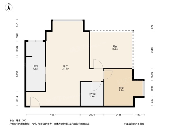 中新城上城二期尚佳新苑户型图
