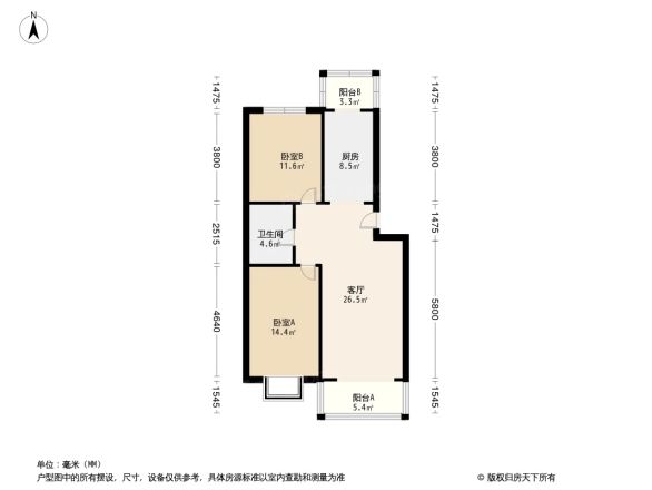 众祥园户型图