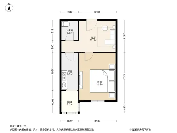 万维花园户型图
