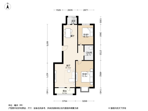 天房天和园户型图