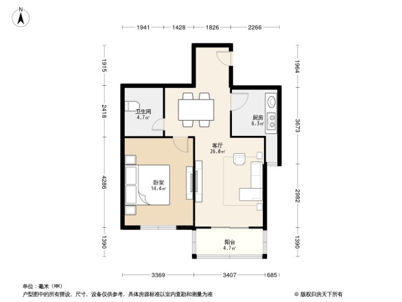 美丽心殿户型图