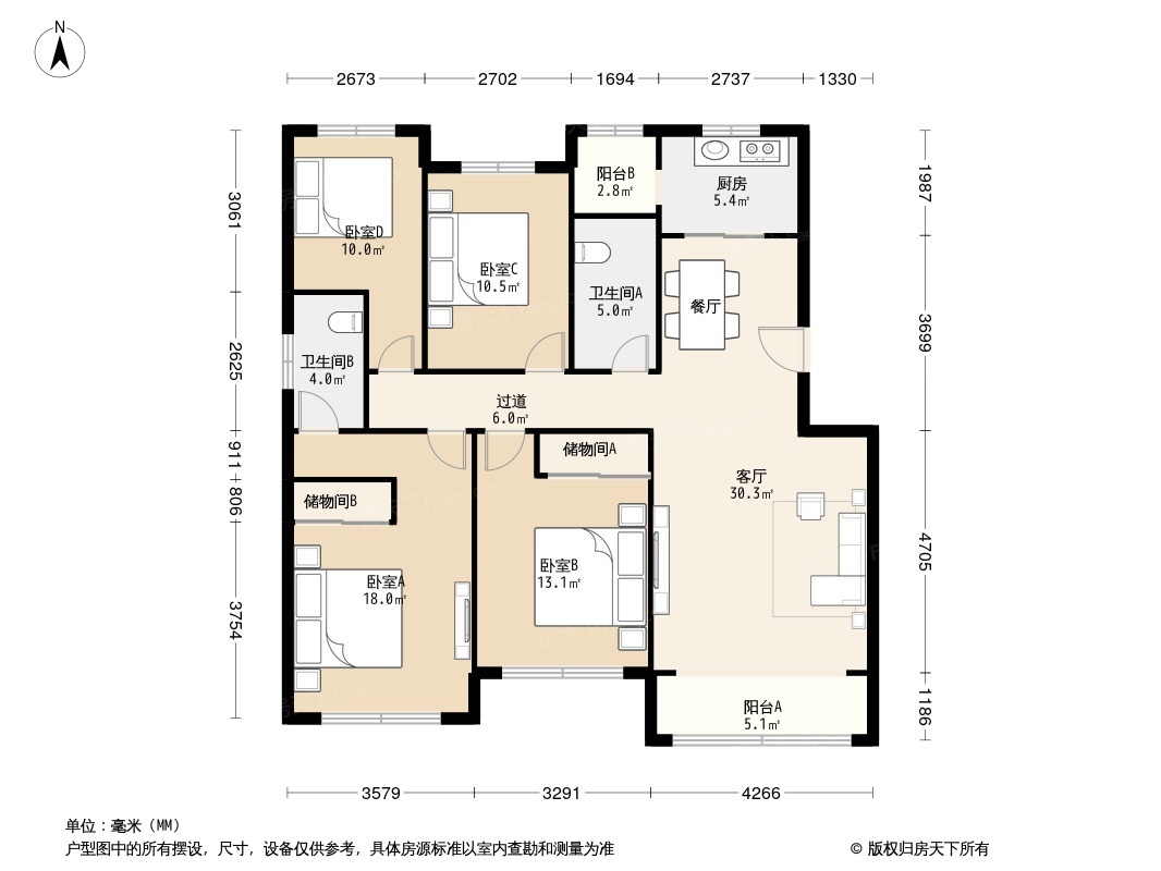 户型图1/2