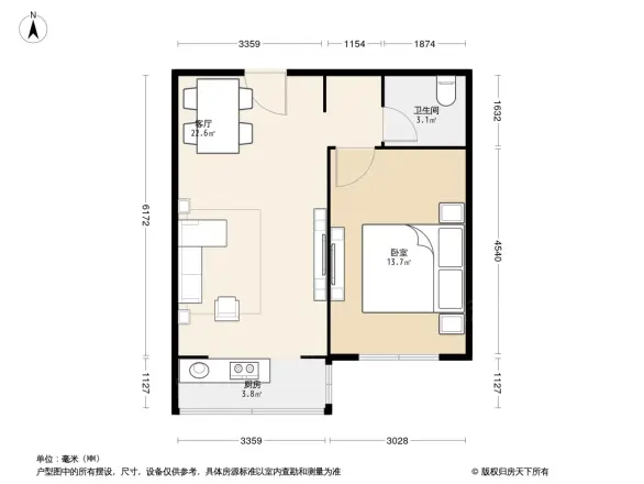 米兰阳光户型图