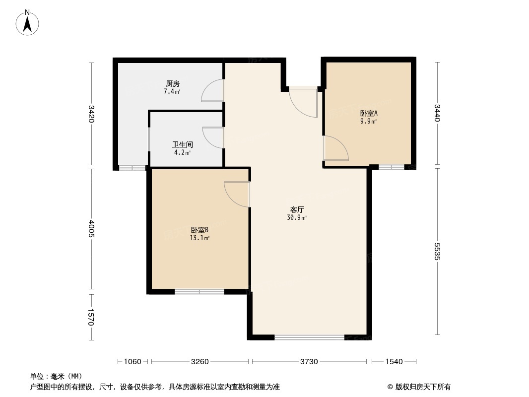 户型图2/3