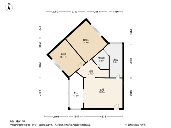 澳深花园户型图