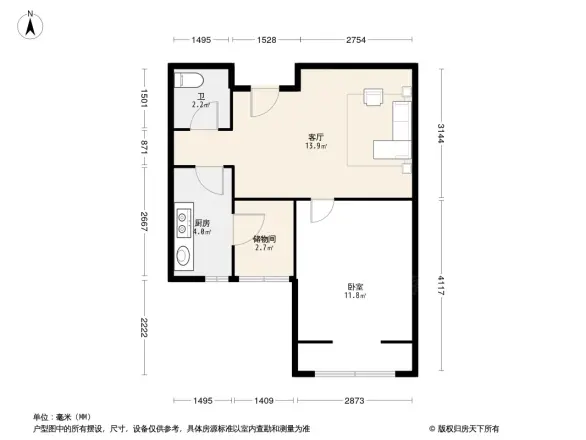 米兰阳光户型图