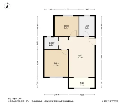 旭辉朗悦湾户型图