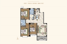 瑞城·环岛丽园3室2厅1厨2卫建面131.63㎡