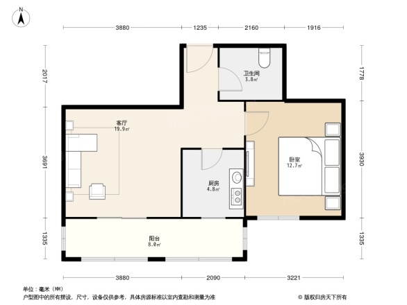 美丽心殿户型图