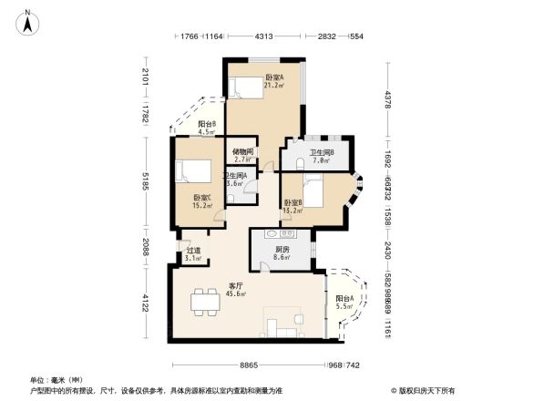 竞衡古北88大厦户型图