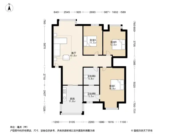 映泉美居户型图