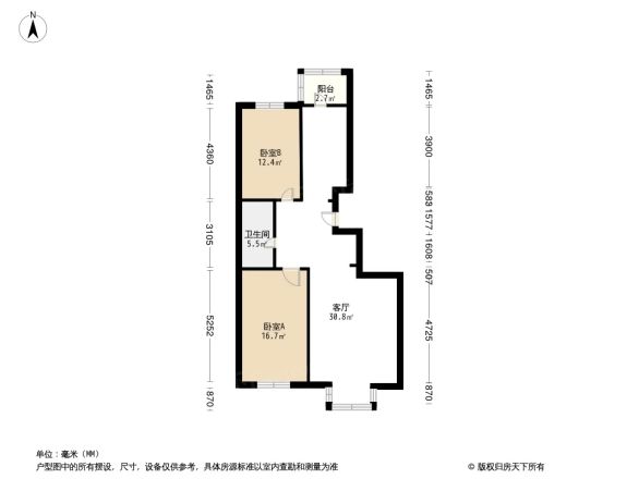 塘沽阳光家园户型图