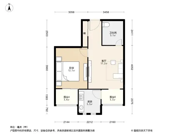 四季馨园户型图