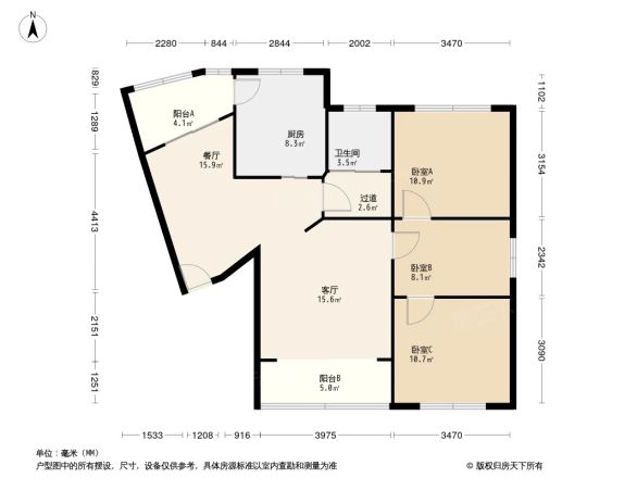 宝山九村户型图