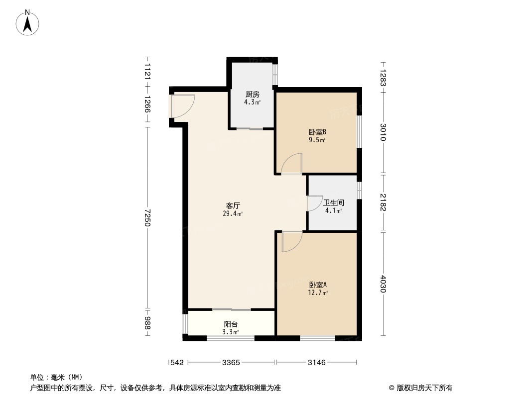 户型图2/3