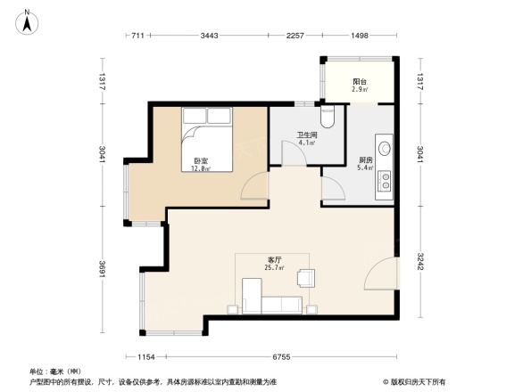 滨海智谛山户型图