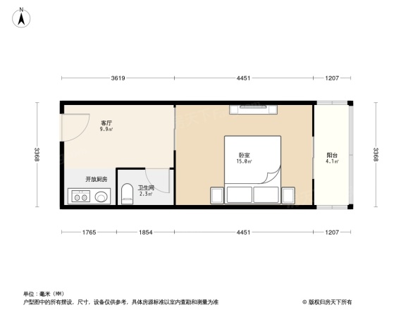 向荣里户型图