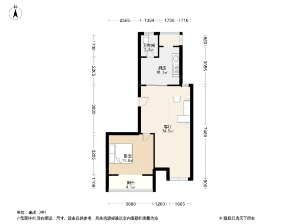 天房美域兰庭户型图
