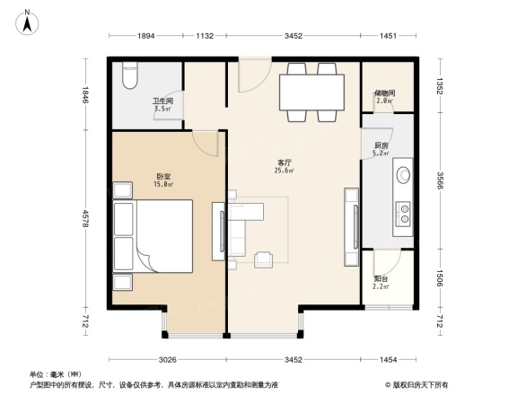 富力城天霖园户型图