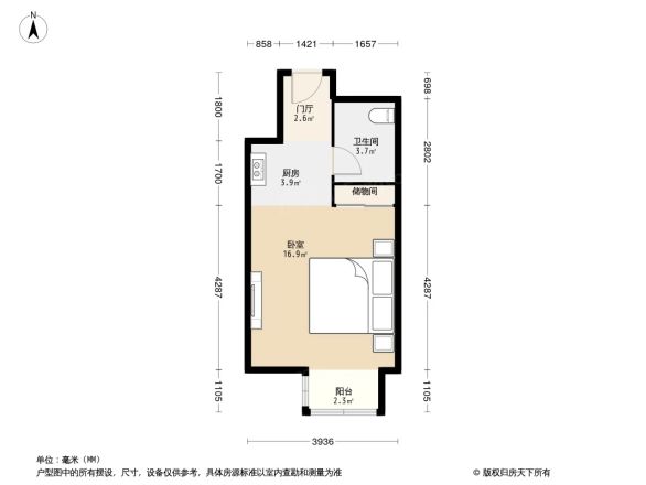 第六田园优仕庭园户型图