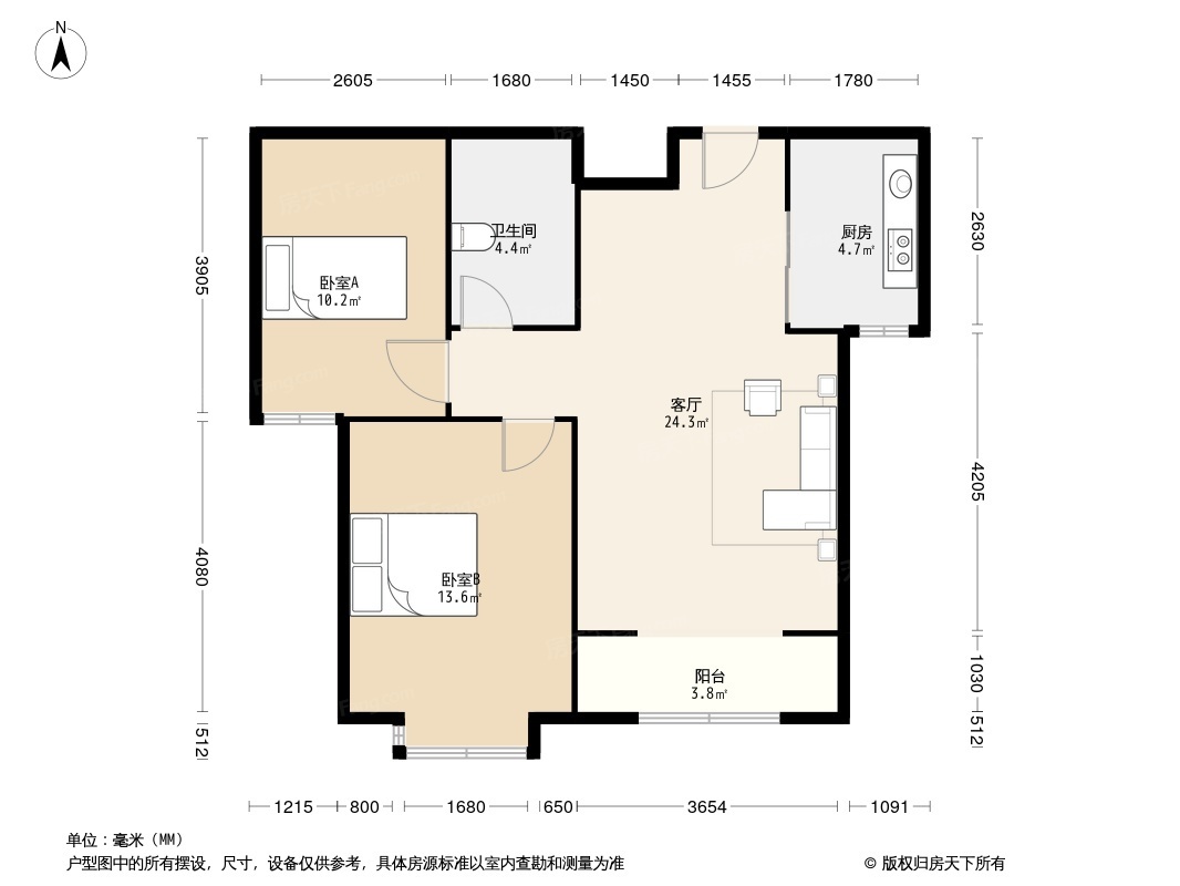 户型图1/2