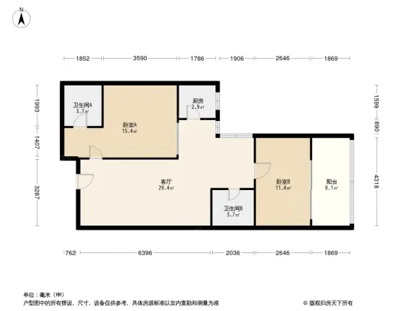 维达北苑户型图