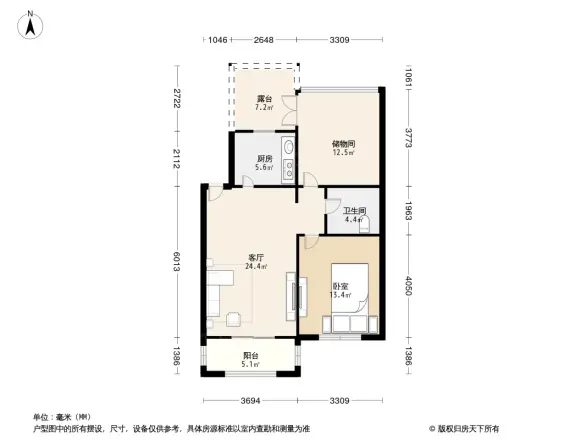 美丽心殿户型图